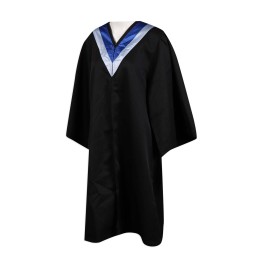 DA117 Design V-neck zipper graduation gown  Weilian Middle School Graduation gown manufacturer  graduation toga DA117 Design V-neck zipper graduation gown  Weilian Middle School Graduation gown manufacturer  graduation toga